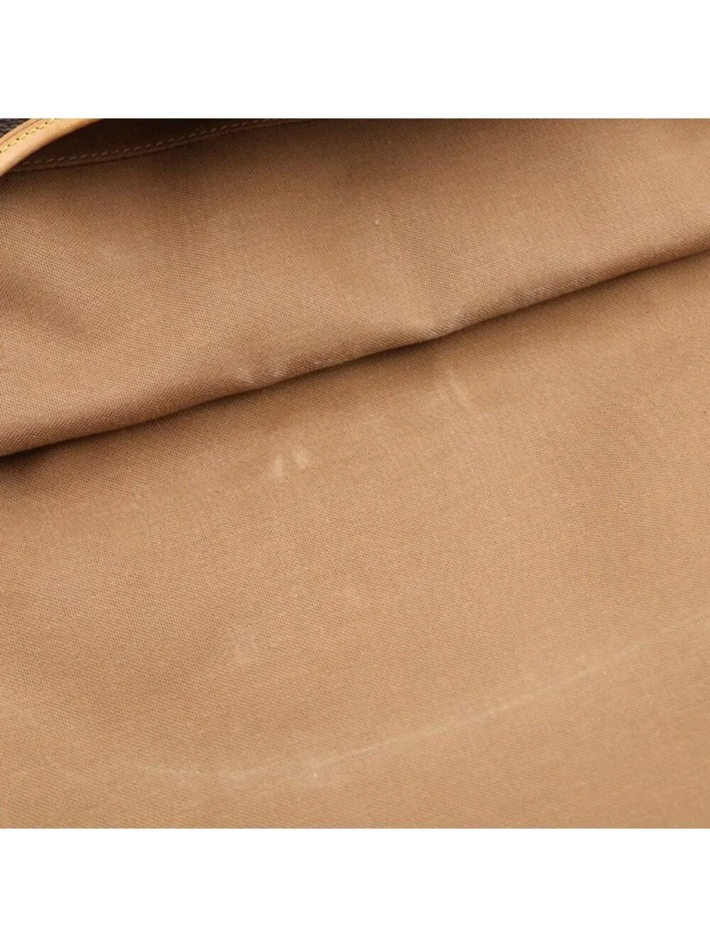 Louis Vuitton Monogram Saumur 43 Shoulder Bag Brown Leather Gold